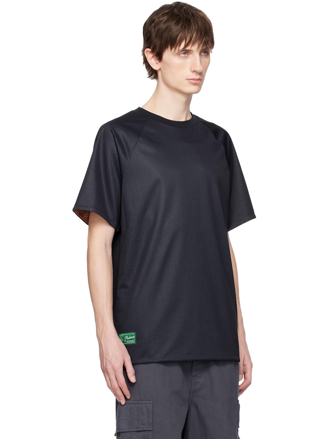 Navy Mesh Double Reversible T-shirt - 2