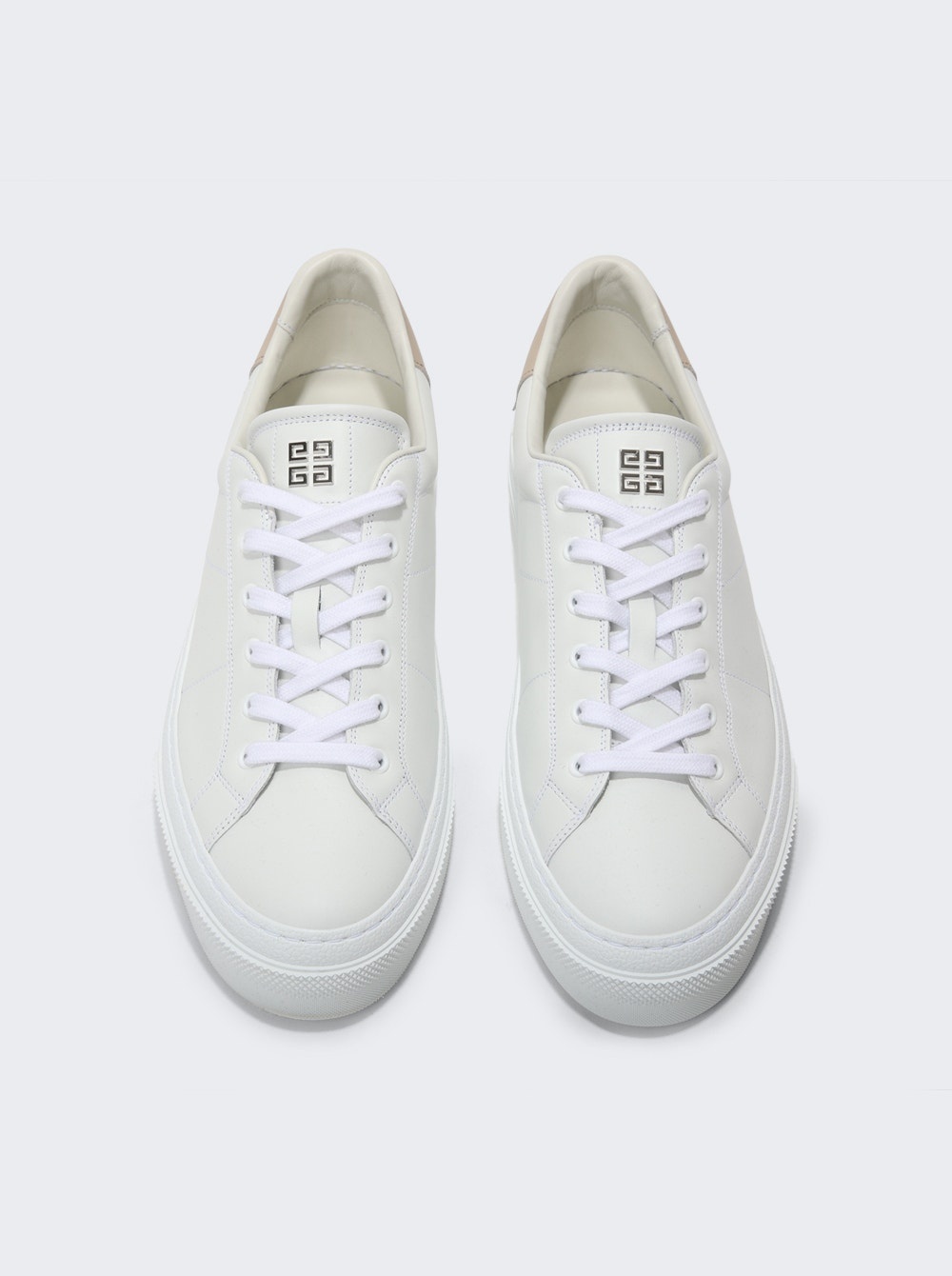 City Sport Lace-up Sneaker White And Beige - 4