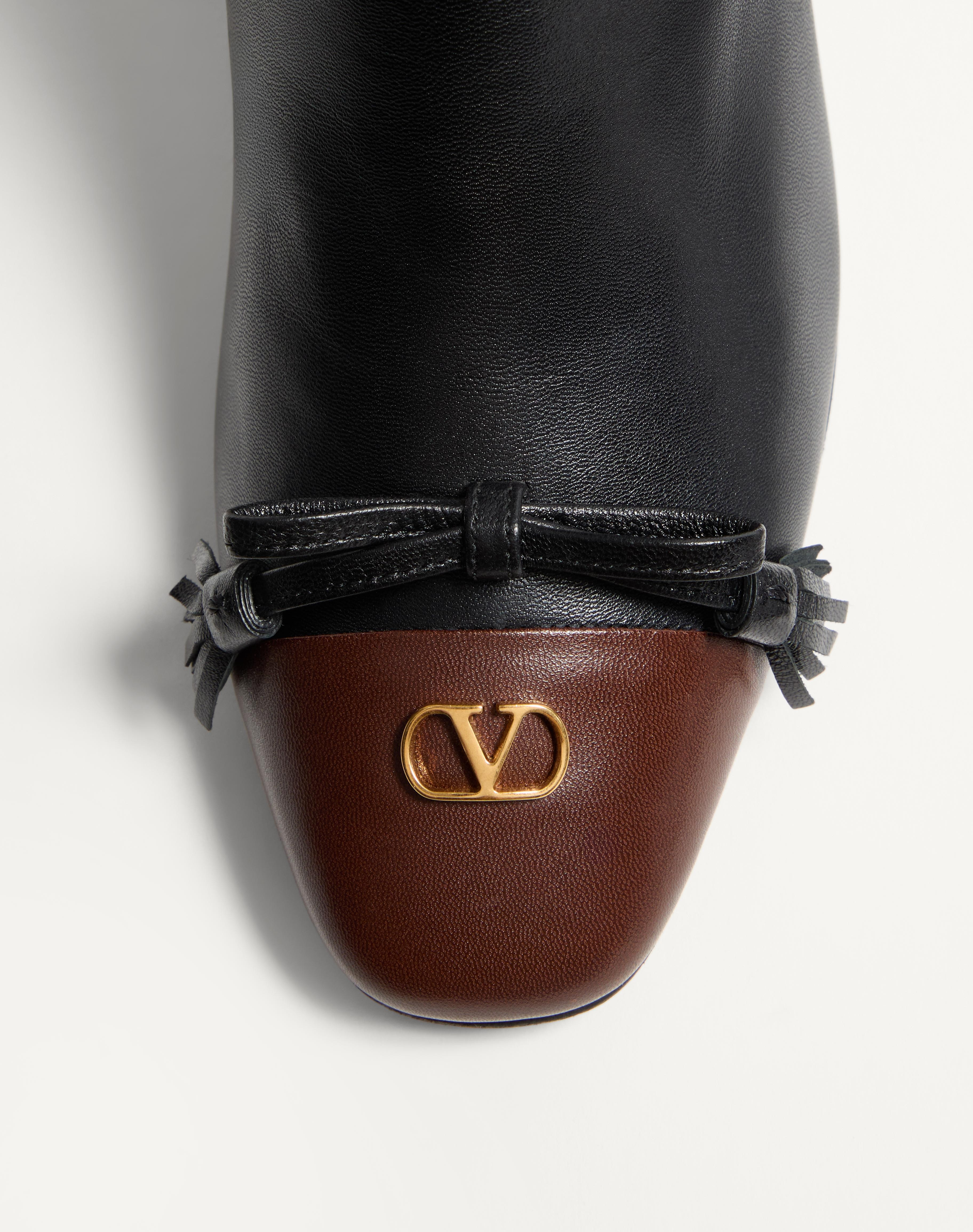 VALET DU ROI KIDSKIN LEATHER ANKLE BOOT 60MM - 6