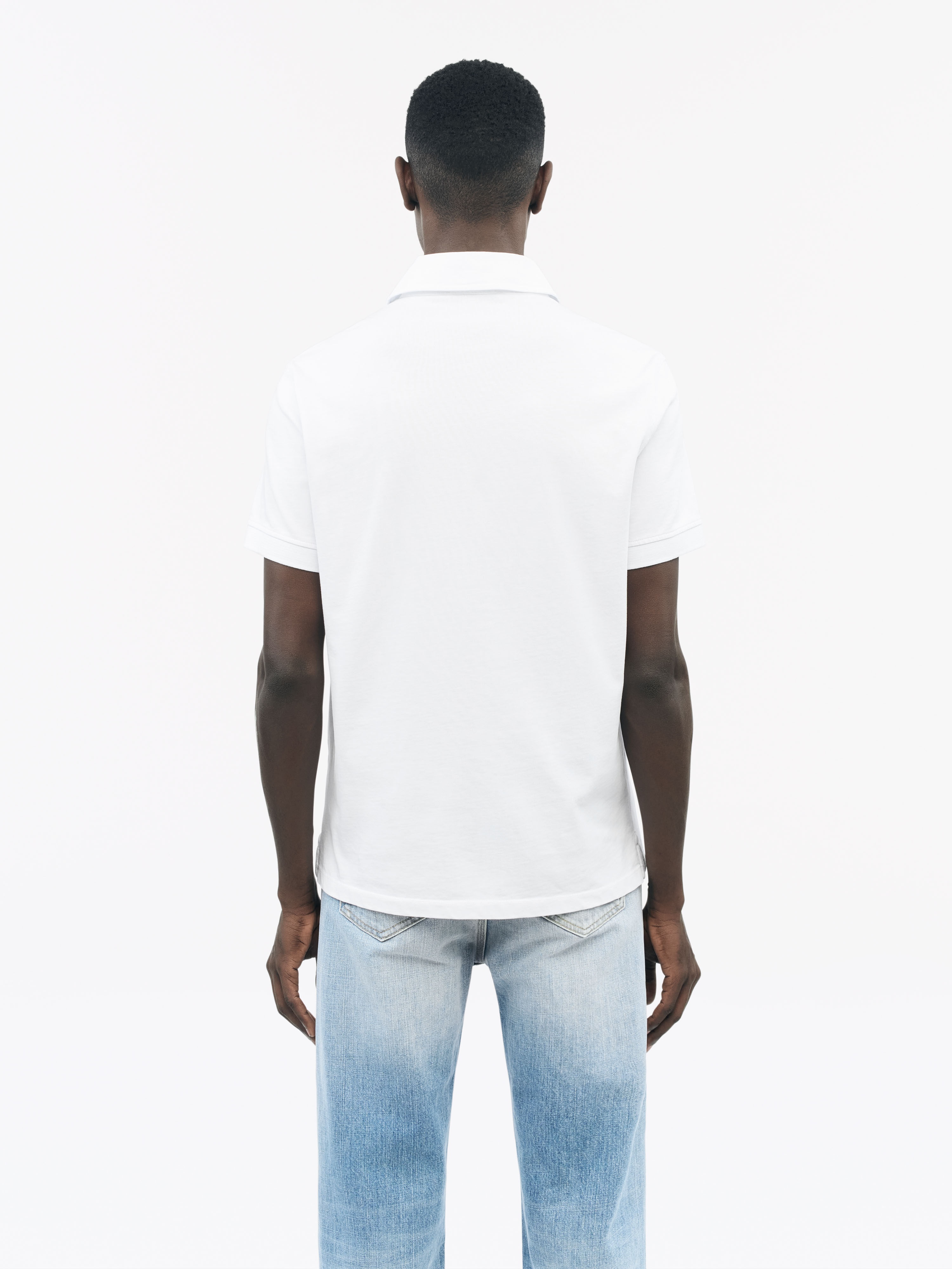 Ronen Cotton Jersey Polo Shirt - 4