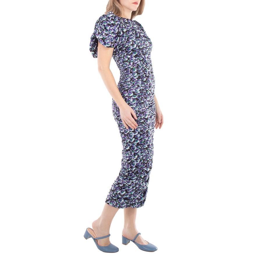 Rotate Ladies Tap Shoe Comb. Coated Jersey Puffy Dress - 2