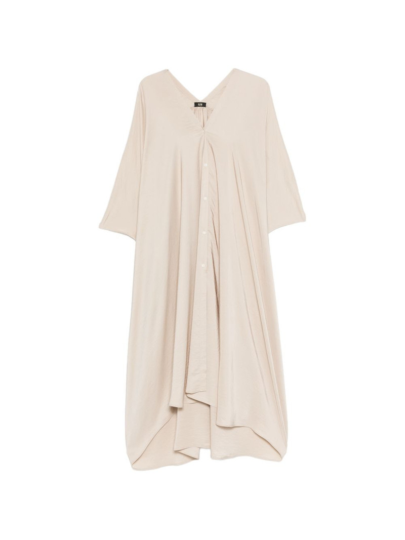 button V-neck dress 1