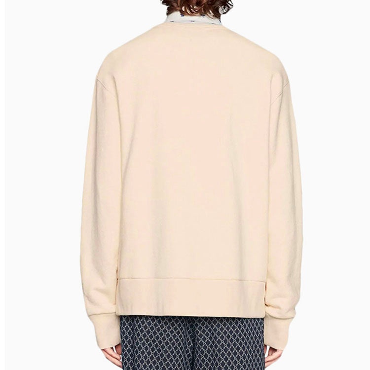 Gucci Cotton Sweatshirt With Winged Jockey 'White' 475532-XJAKP-9230 - 3