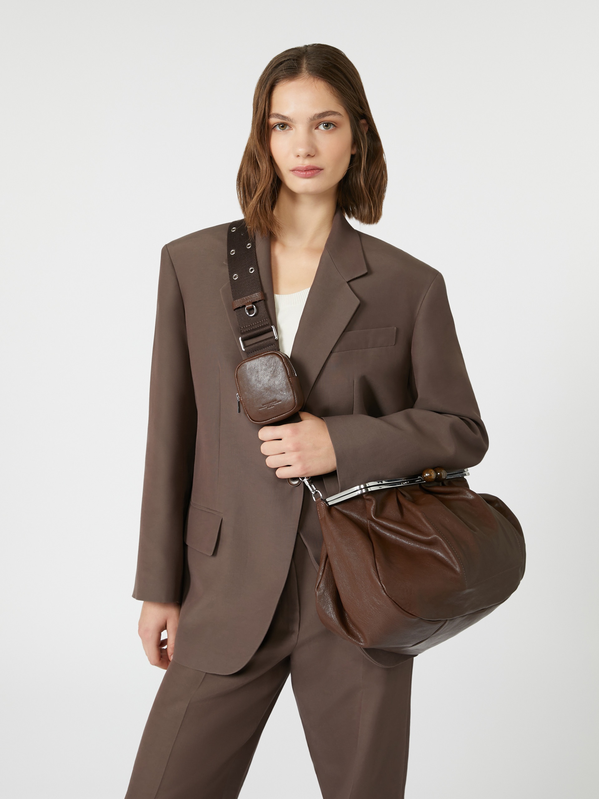 FLOC Oversized cotton-blend blazer - 5