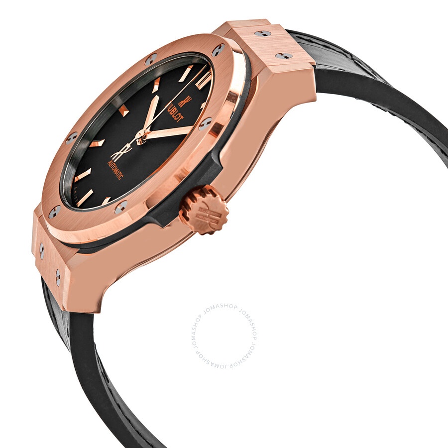 Hublot Classic Fusion Mat 18kt Rose Gold Black Dial Automatic Men's Watch 565.OX.1181.LR - 2
