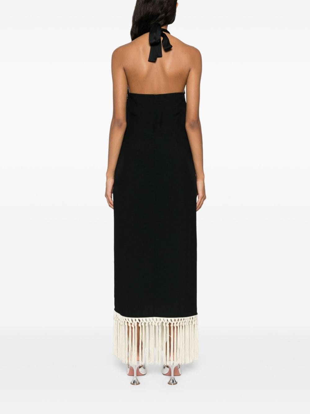 halterneck midi dress - 4