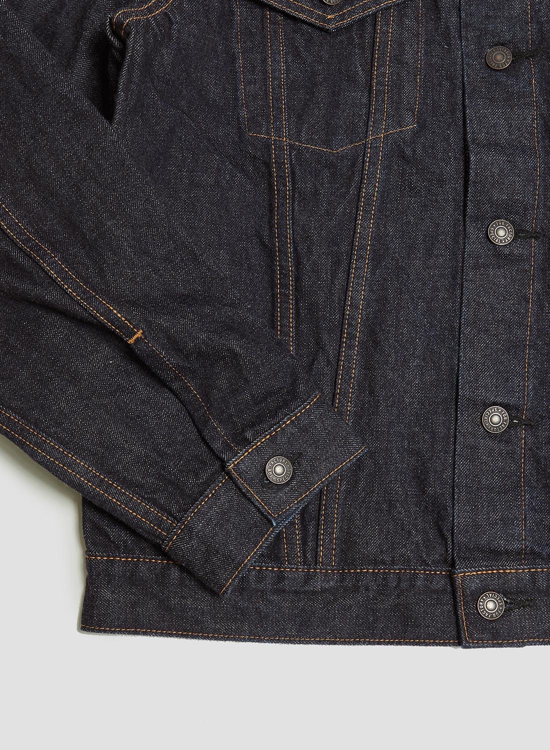 FOB Factory Selvedge Denim 3rd Jacket Indigo - 5