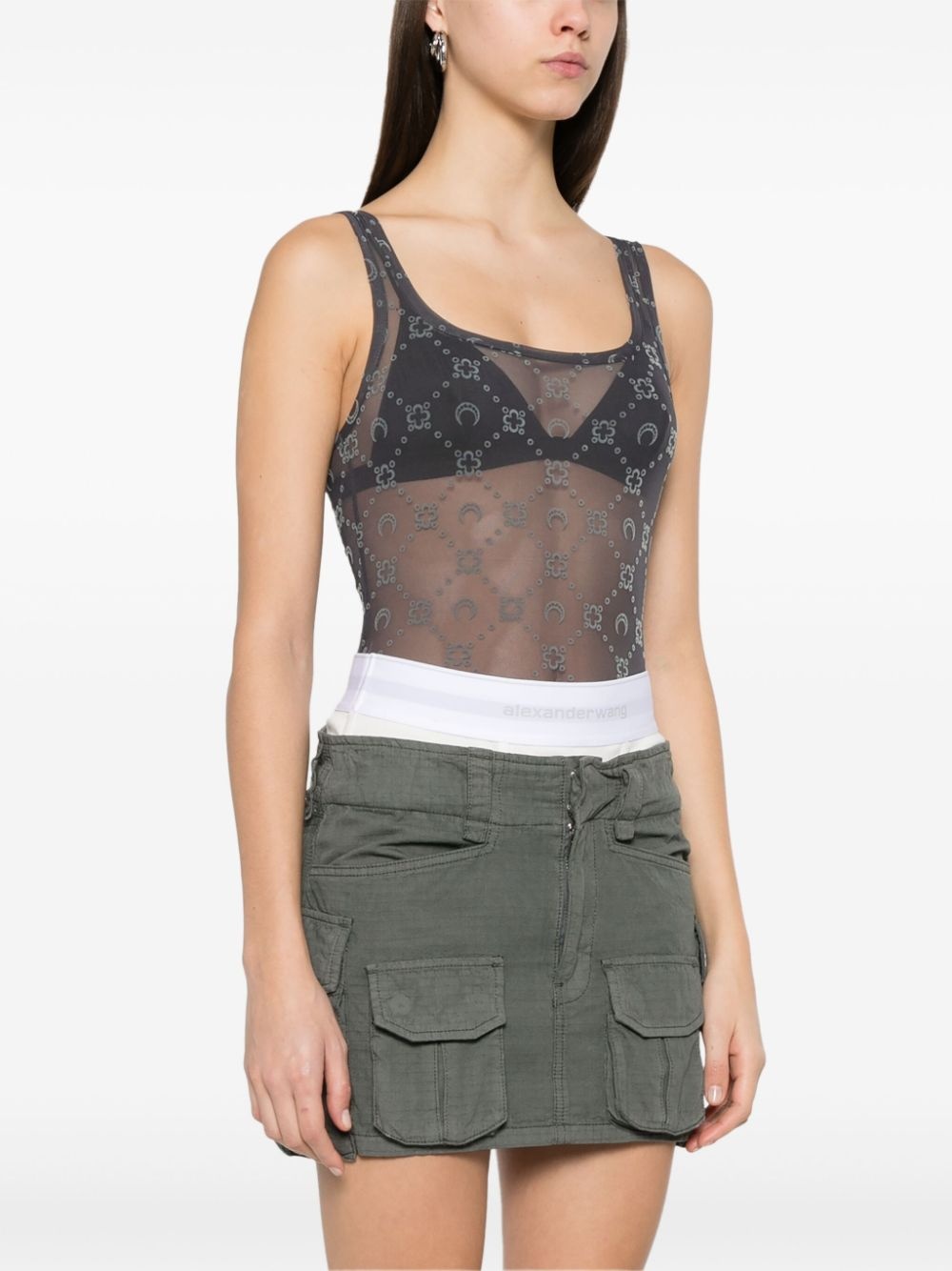 Moonogram bodysuit - 3
