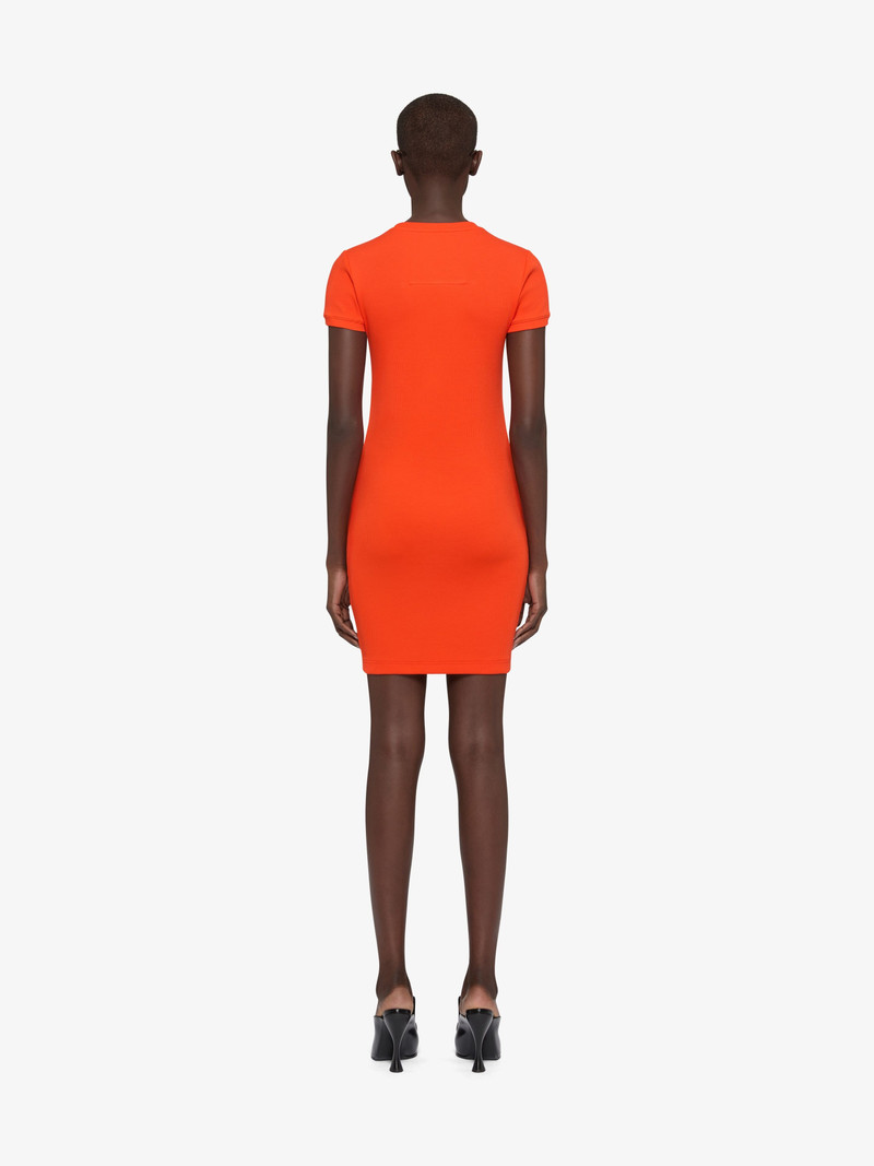 DRESS IN COTTON WITH 4G LIQUID DETAIL 3
