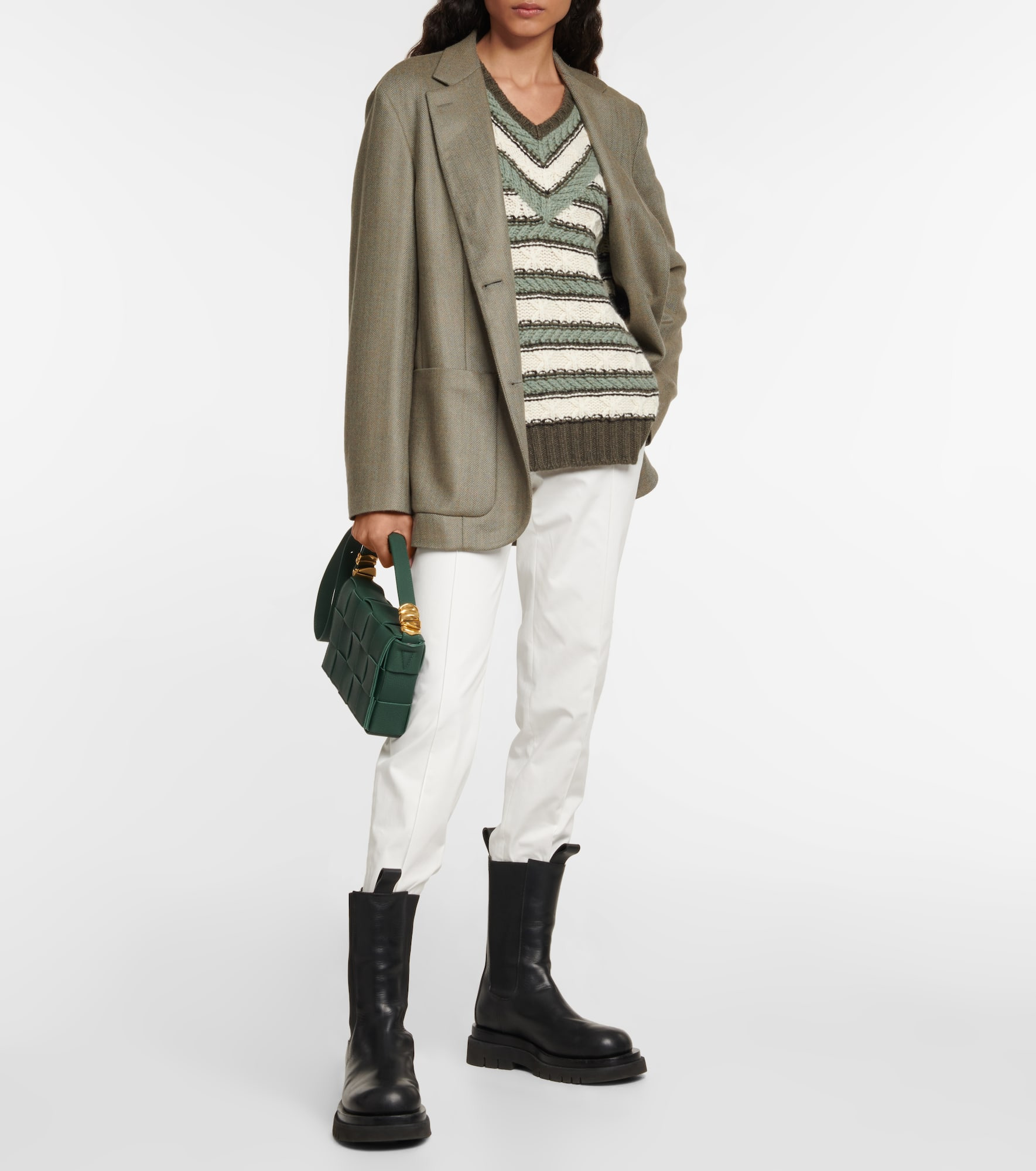Striped cashmere sweater - 2