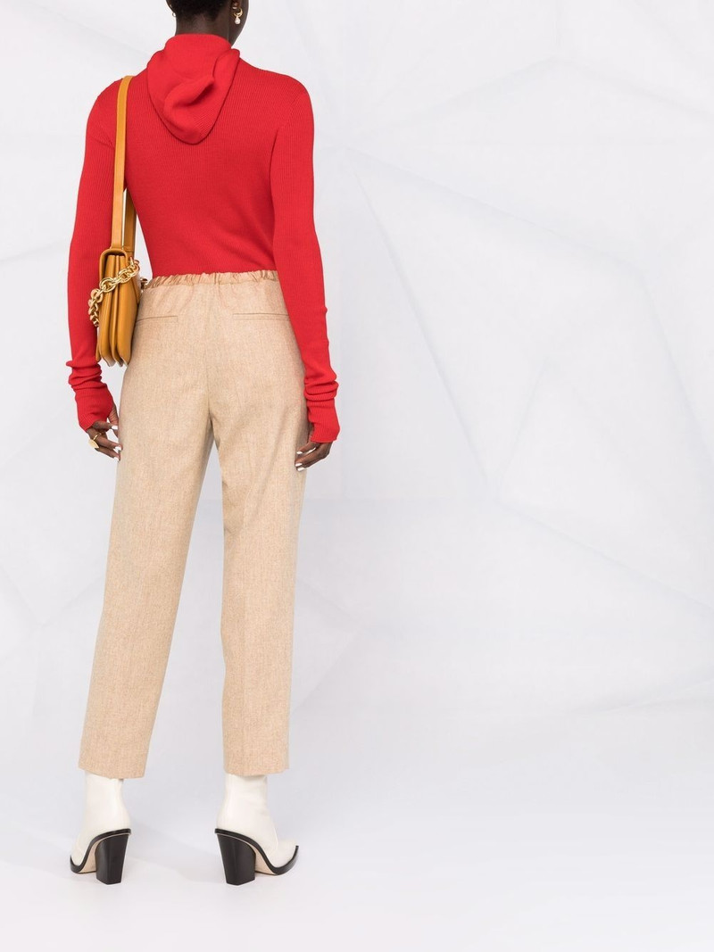 ribbed-knit hoodie 6