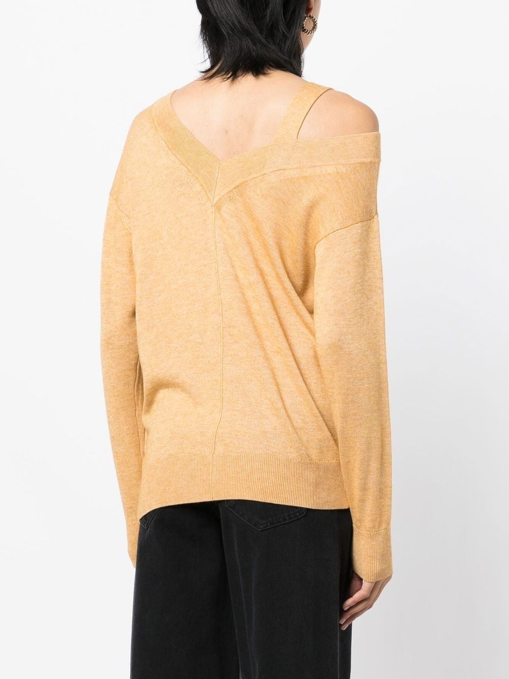 Malo V-neck pullover top - 4