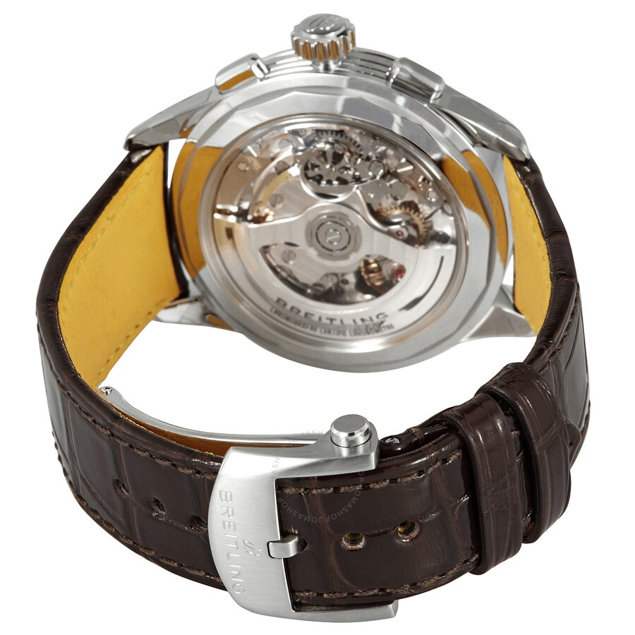 Breitling Premier B25 Datora Chronograph Automatic Brown Dial Men's Watch AB2510201K1P1 - 3