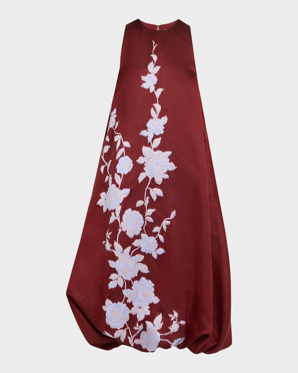 Rose Fil Coupe Sleeveless Midi Bubble Dress - 1