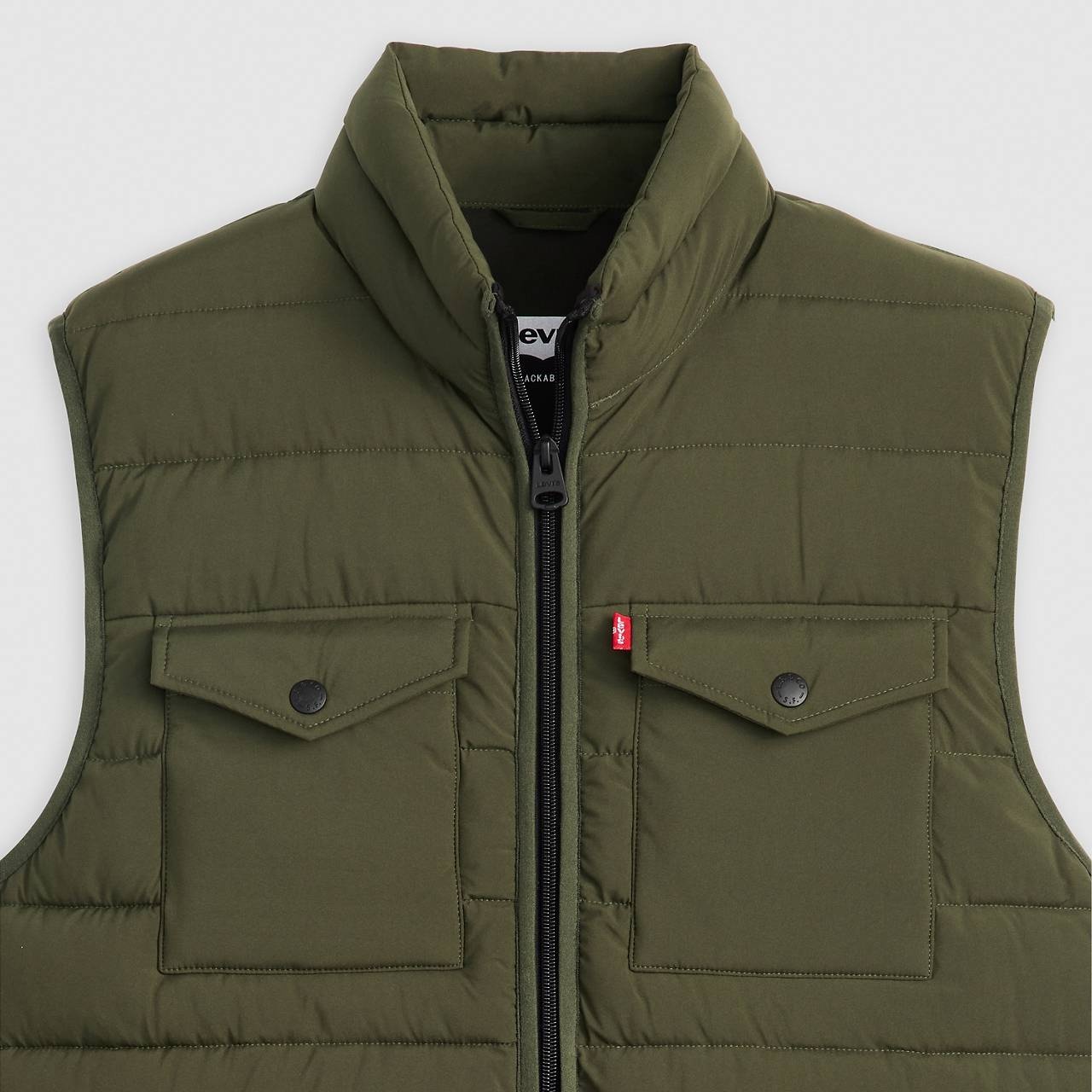 2 CHEST POCKET LIGHTWEIGHT QUILTED VEST - 4