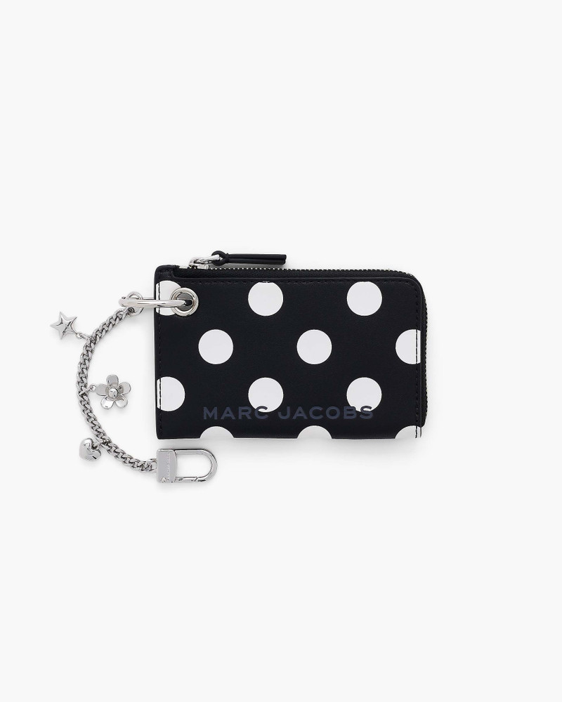 THE DOTS TOP ZIP CHARM WALLET 1