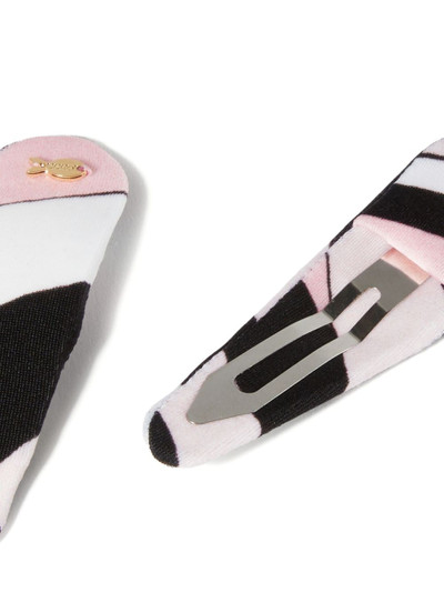 PUCCI Iride-print hair clips (set of two) outlook