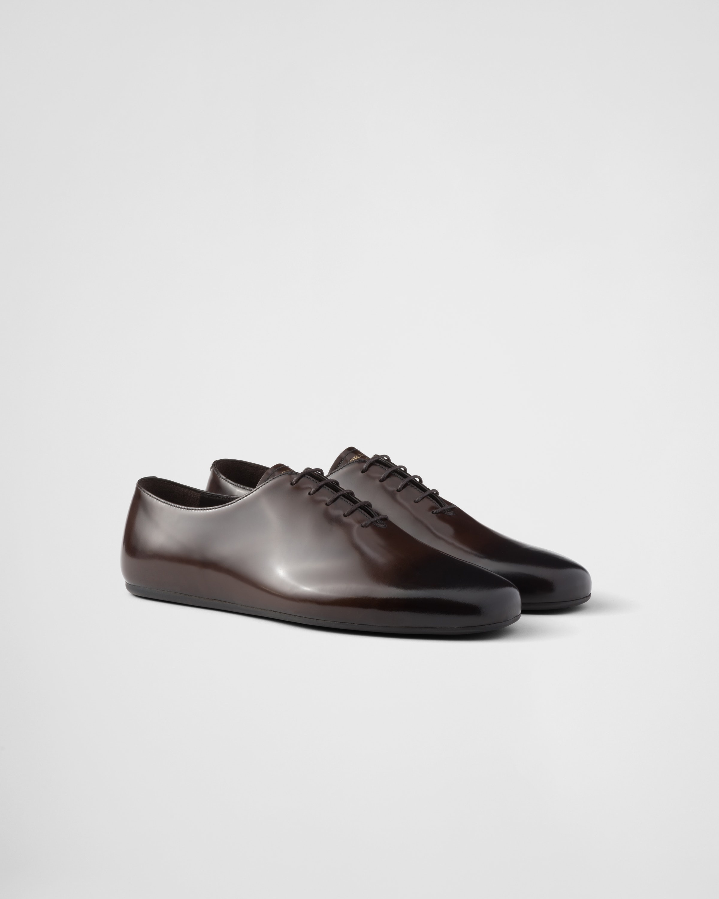Prada Brushed leather lace-ups | REVERSIBLE