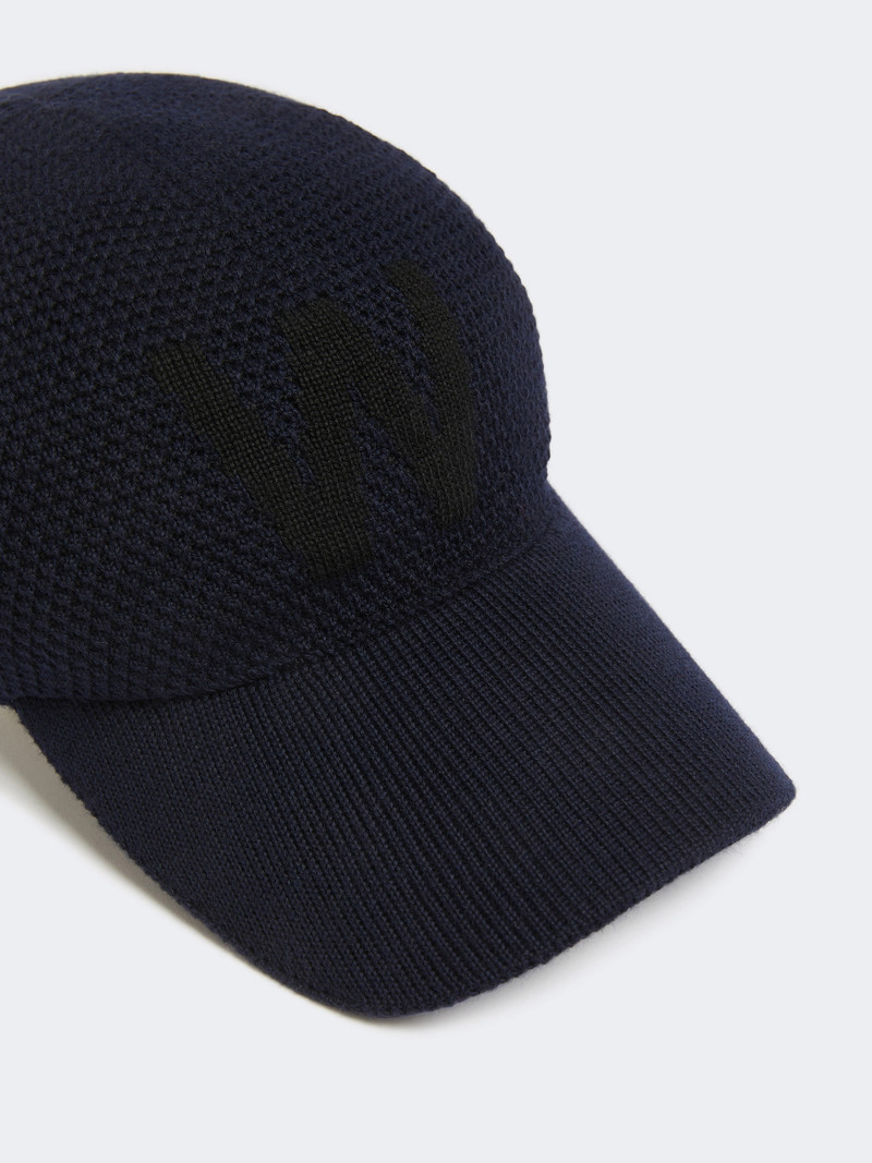 WEEKEND Max Mara Wool baseball hat - MIDNIGHTBLUE outlook