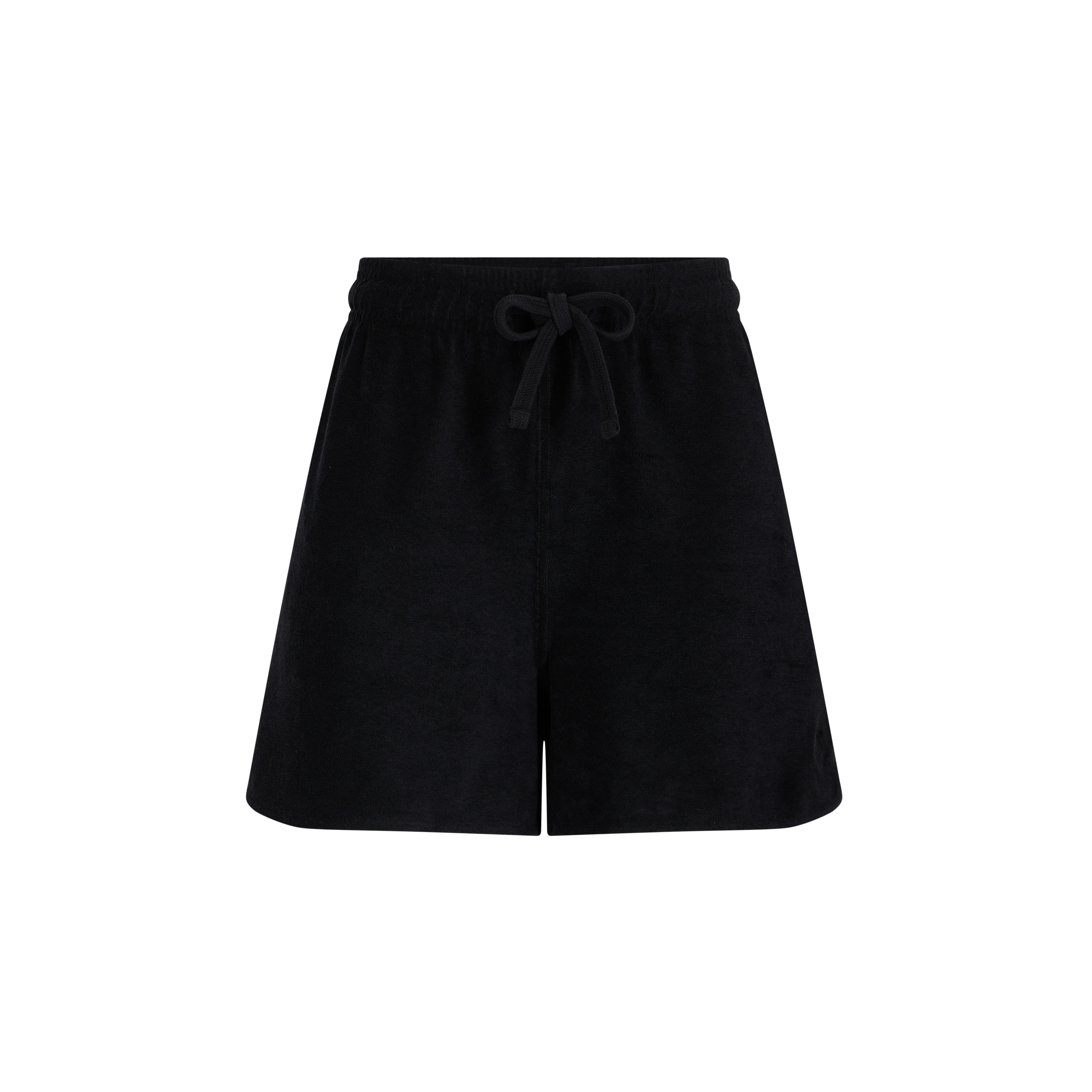 Women Terry Shorts Solid - 1
