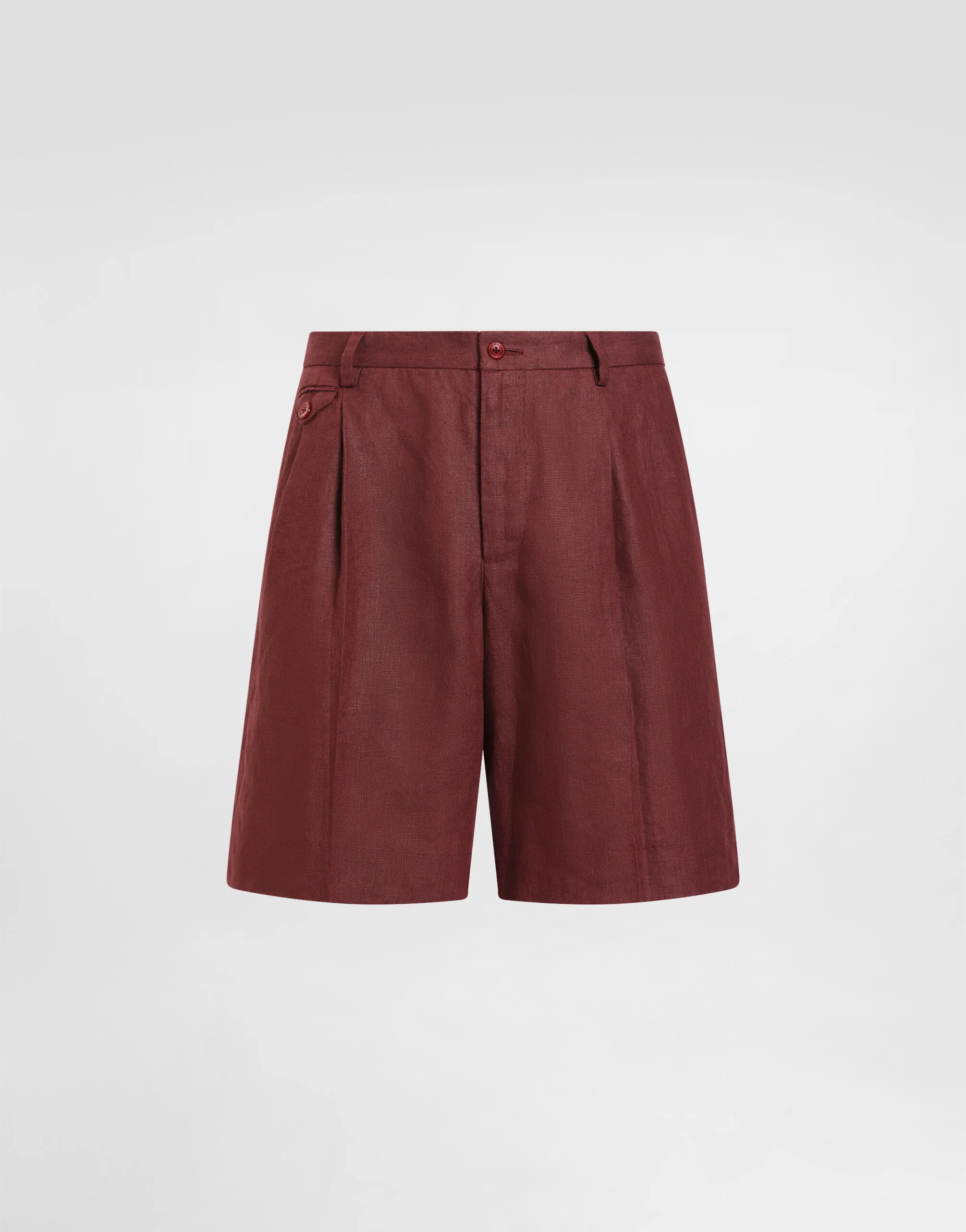 Linen bermuda shorts - 1