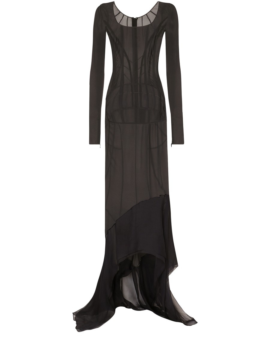 KIM DOLCE&GABBANA floor-length dress - 1