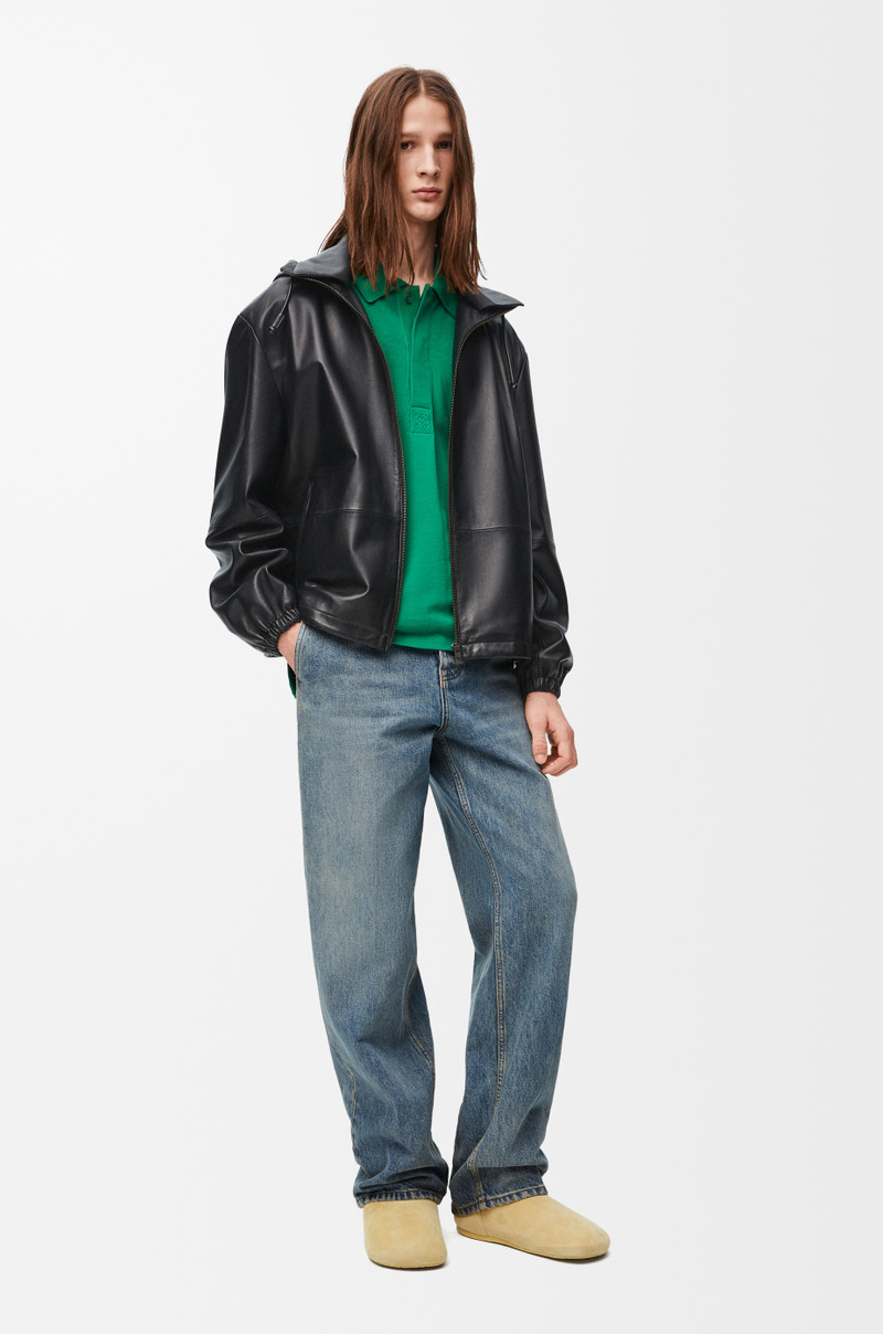 Loewe Hooded jacket in nappa lambskin outlook