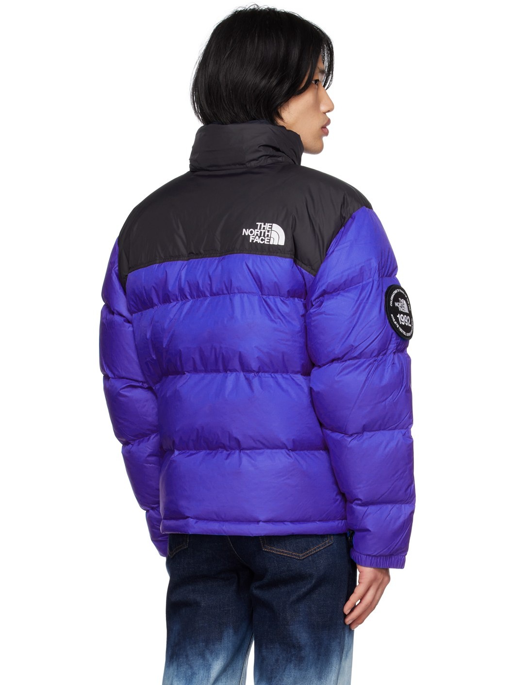 Blue '92 Retro Anniversary Nuptse Down Jacket - 3