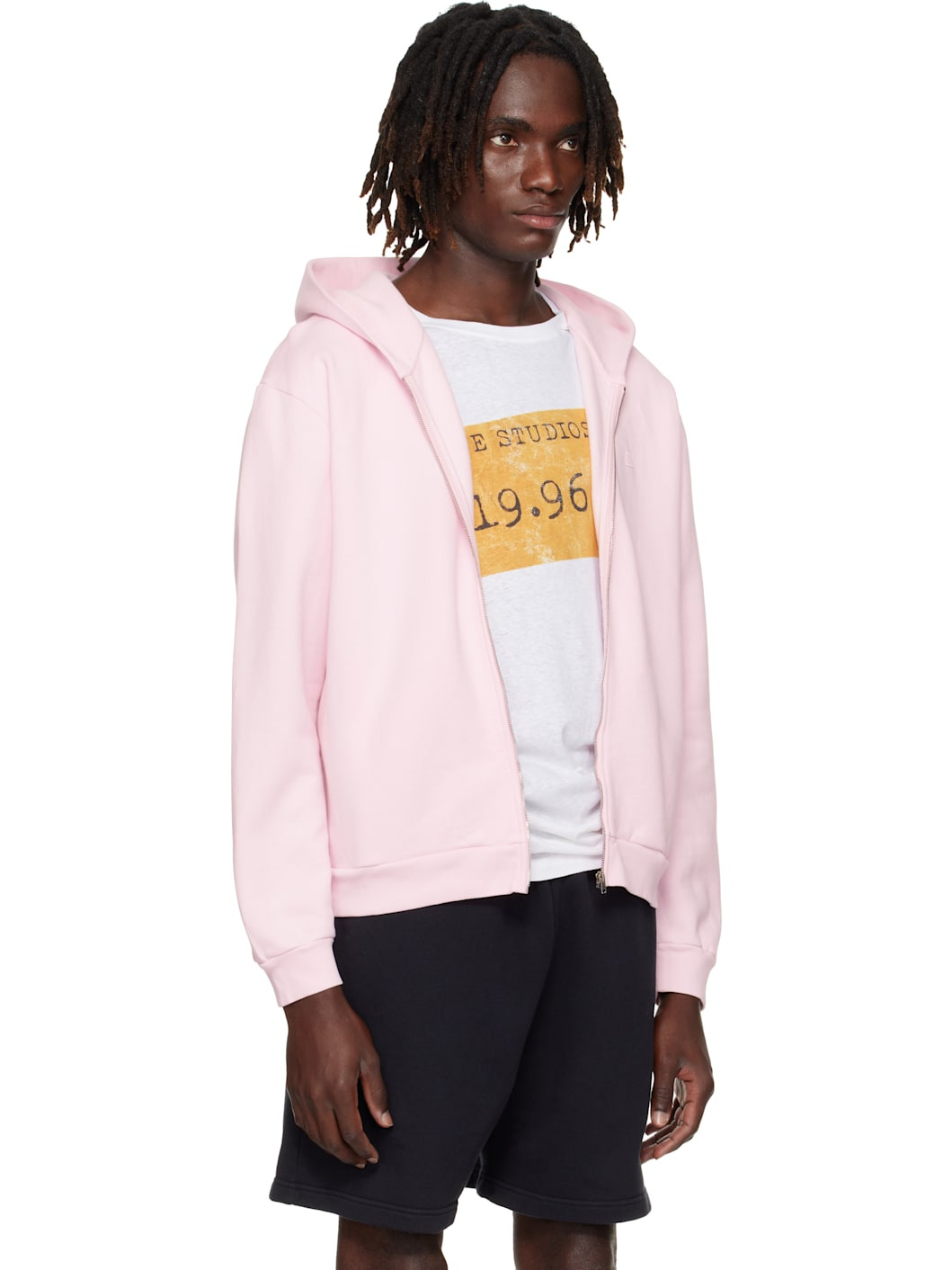Pink Zipper Hoodie - 2