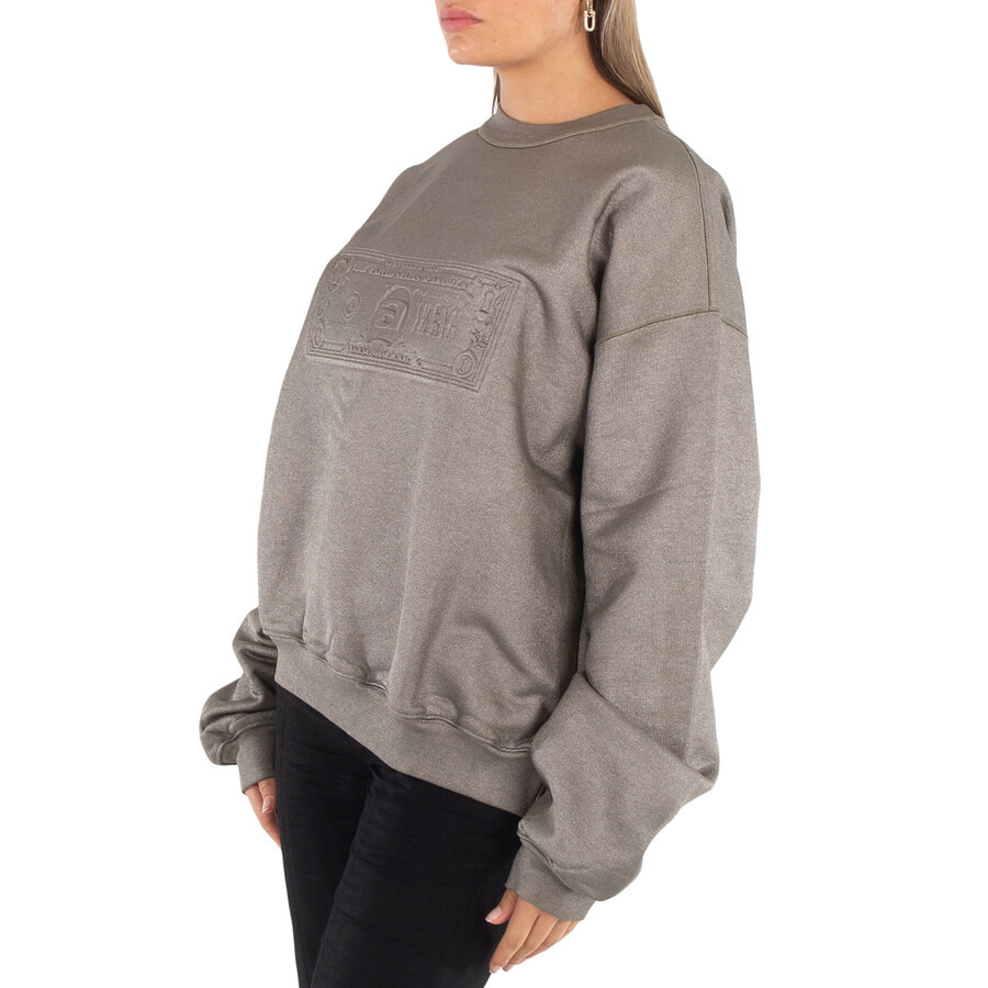 Alexander Wang Dollar Bill Embossed Crewneck Sweatshirt - 4