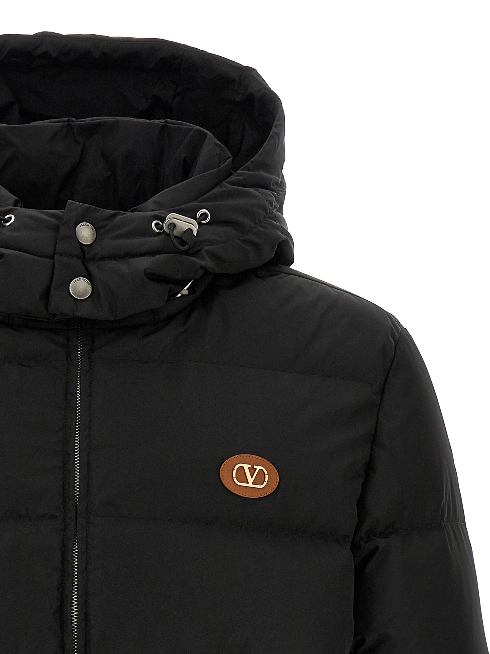 Vlogo Signature Puffer Jackets Black - 4