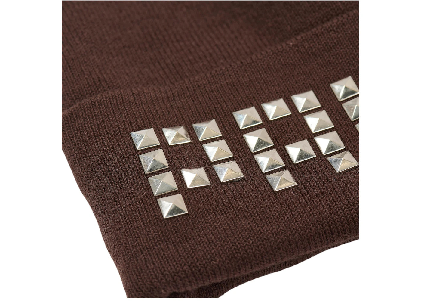 Palace Emotional Studded Beanie Brown - 3