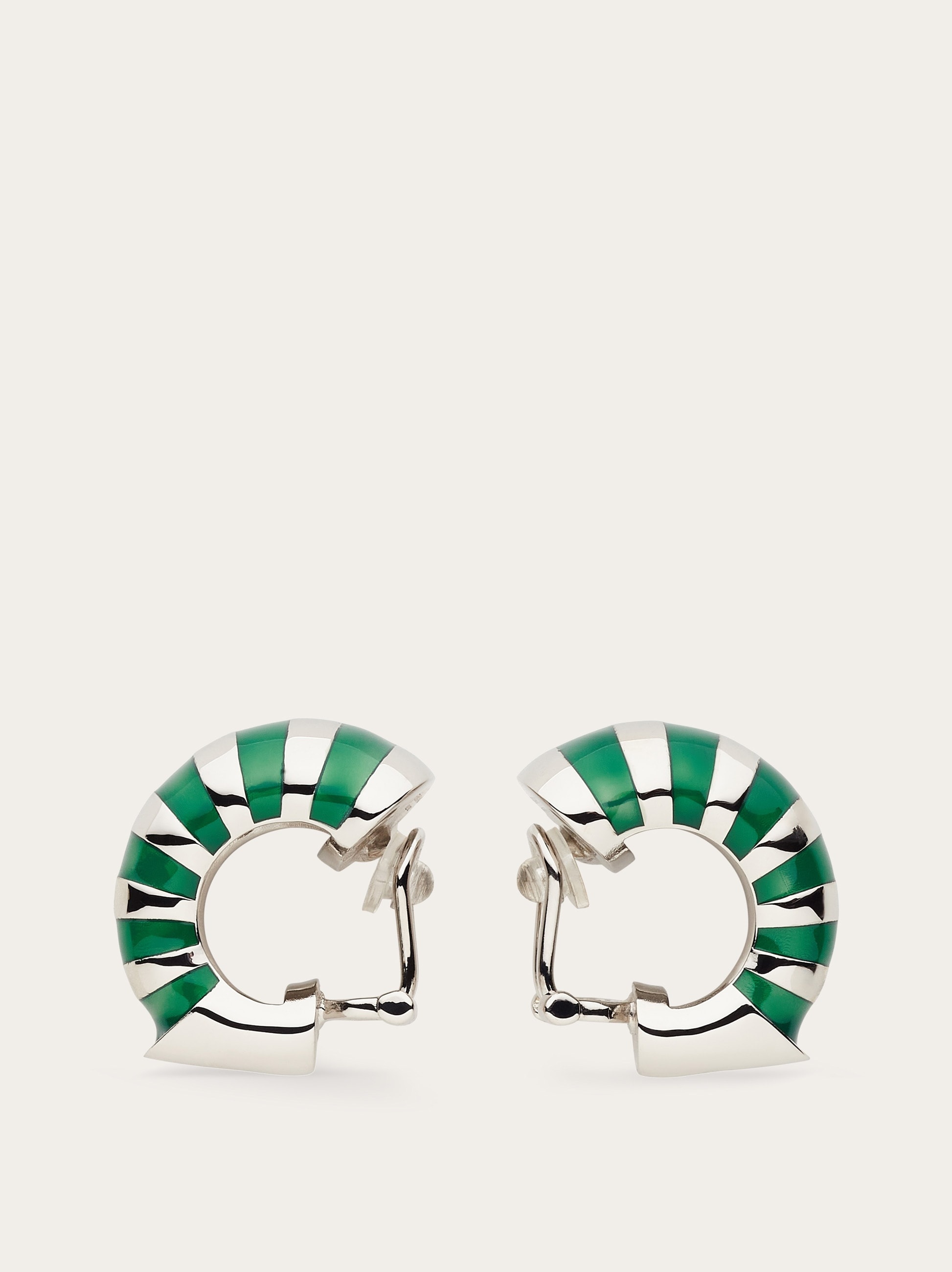Two tone earrings - 1