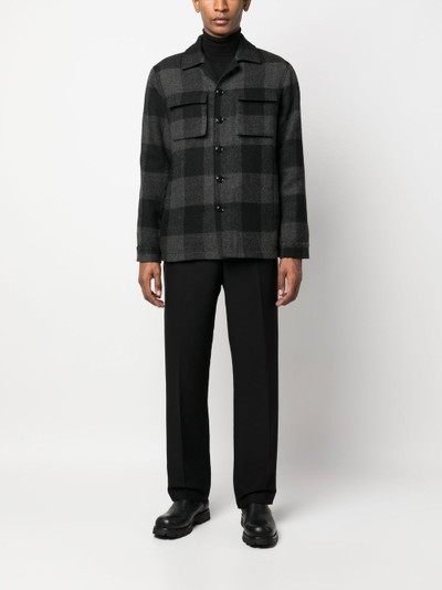 Aspesi check-pattern shirt jacket outlook