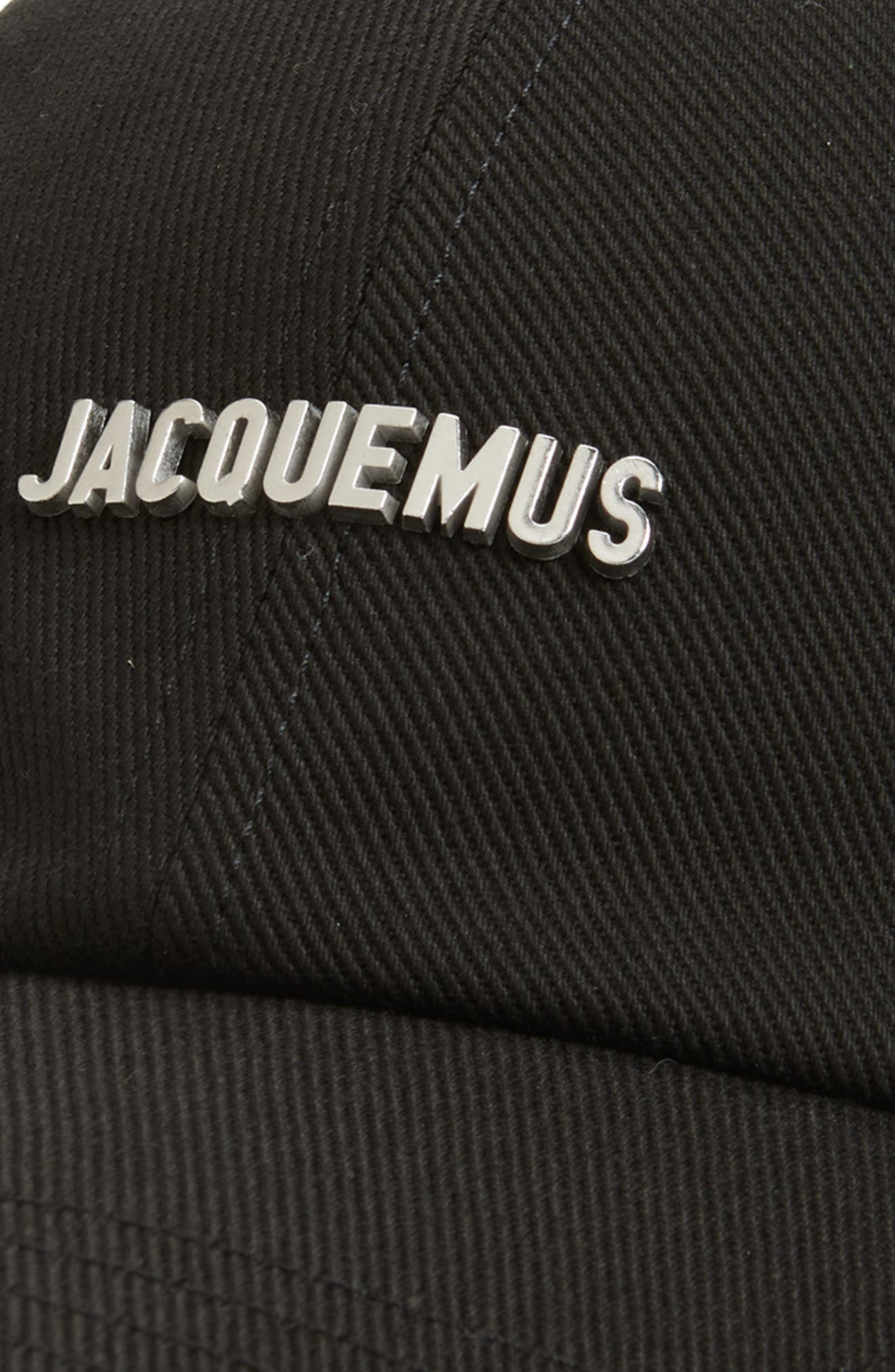 Jacquemus La Casquette Gadjo Baseball Cap in Black 990 at Nordstrom - 3