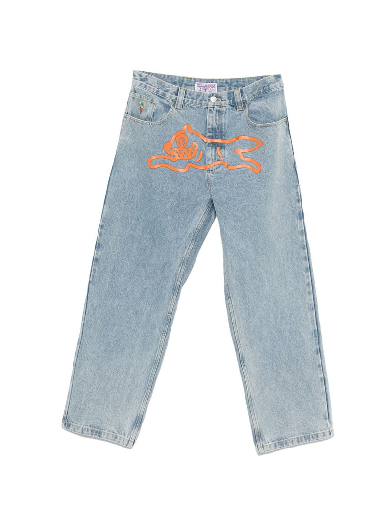 Running Dog Double Scoop graphic jeans 1