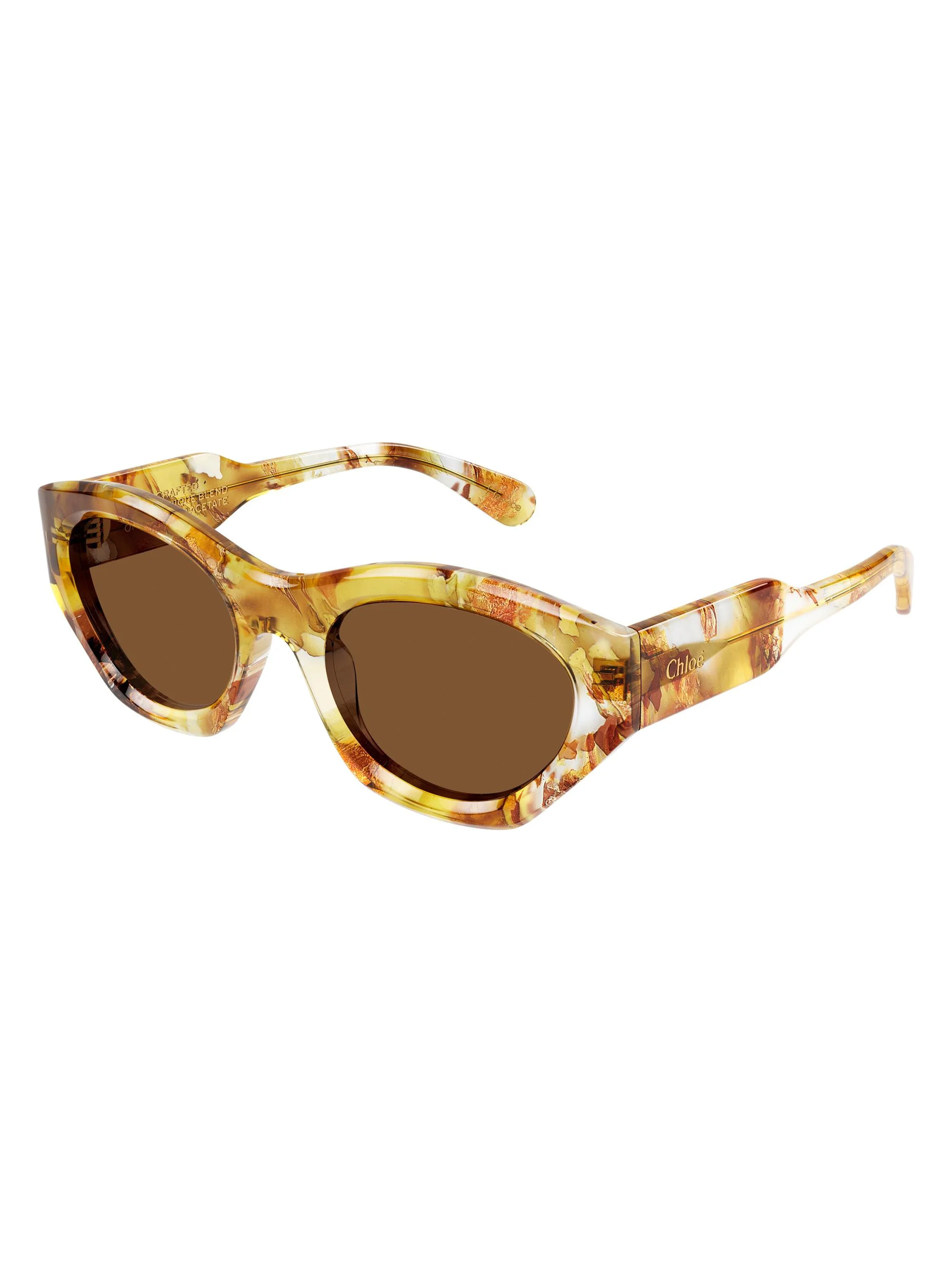 Women's Gayia/Reace 53MM Cat-Eye Sunglasses - Brown Yellow Havana - 1