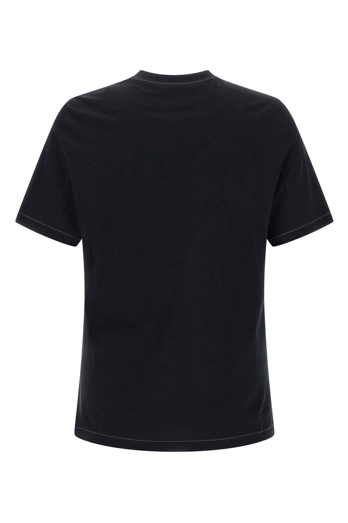 Brunello Cucinelli Men Logo Embroidery T-Shirt - 3