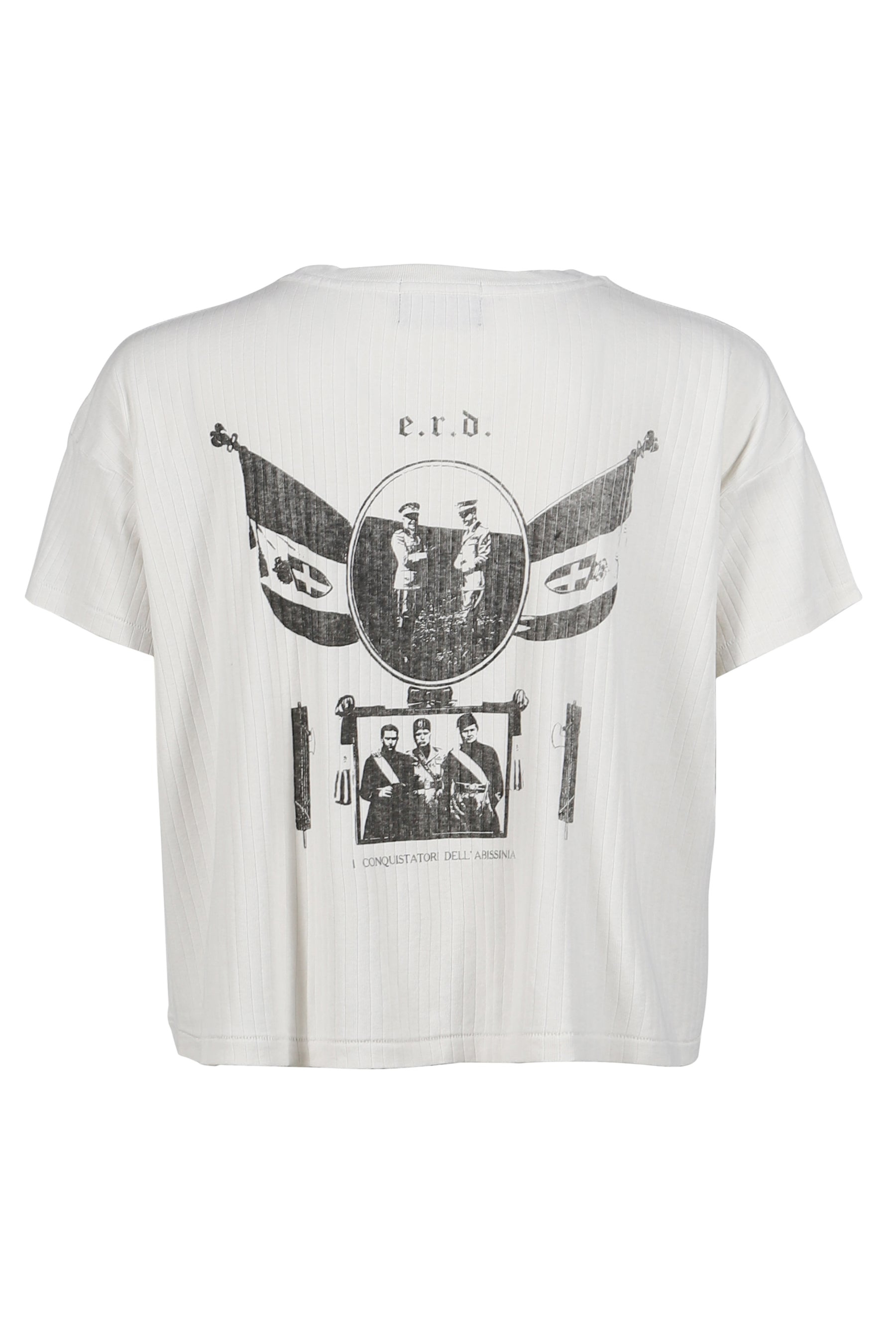 ARCHITETTURA DI MUSSOLINI RIB T-SHIRT / FADED WHT - 2