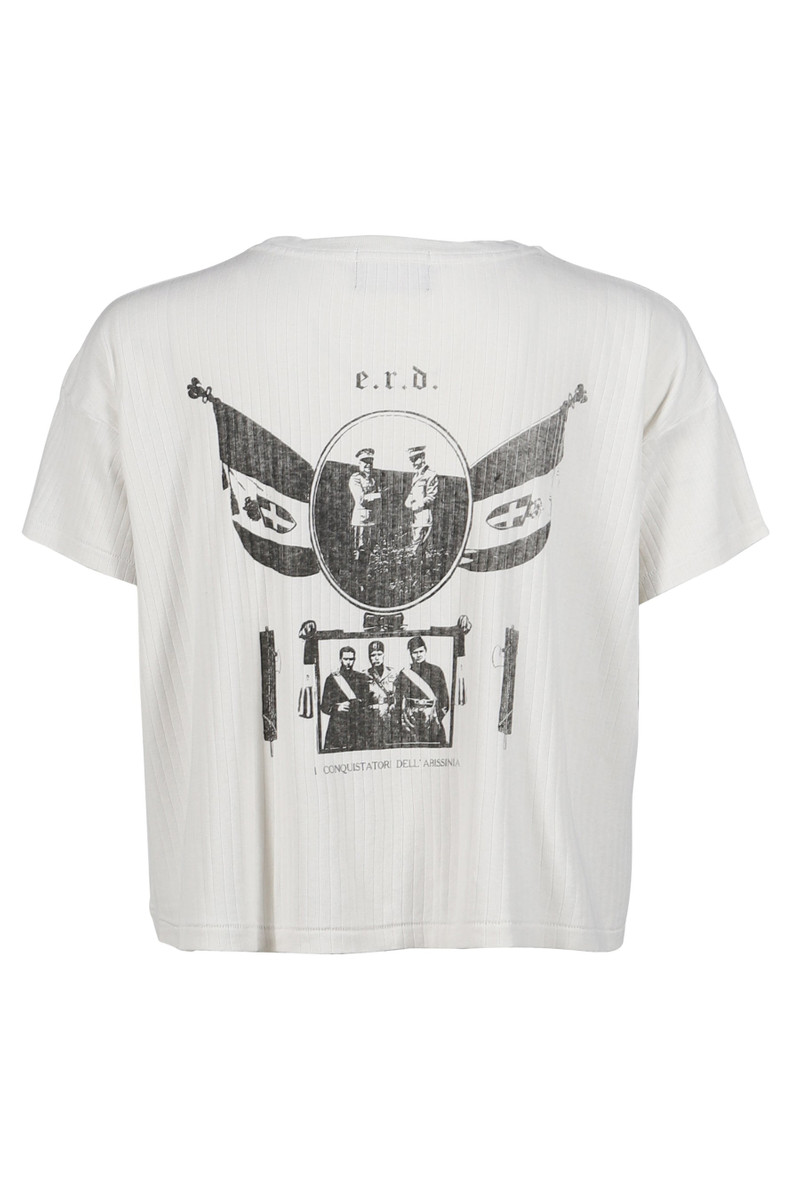 Enfants Riches Déprimés ARCHITETTURA DI MUSSOLINI RIB T-SHIRT / FADED WHT outlook