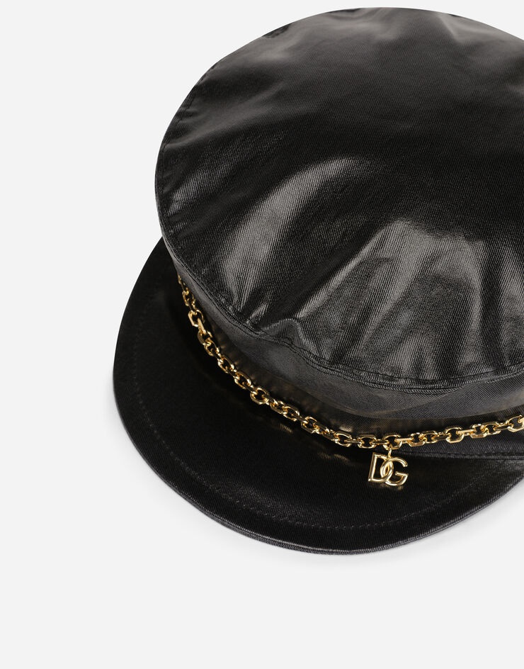 Baker boy hat with DG logo chain - 2