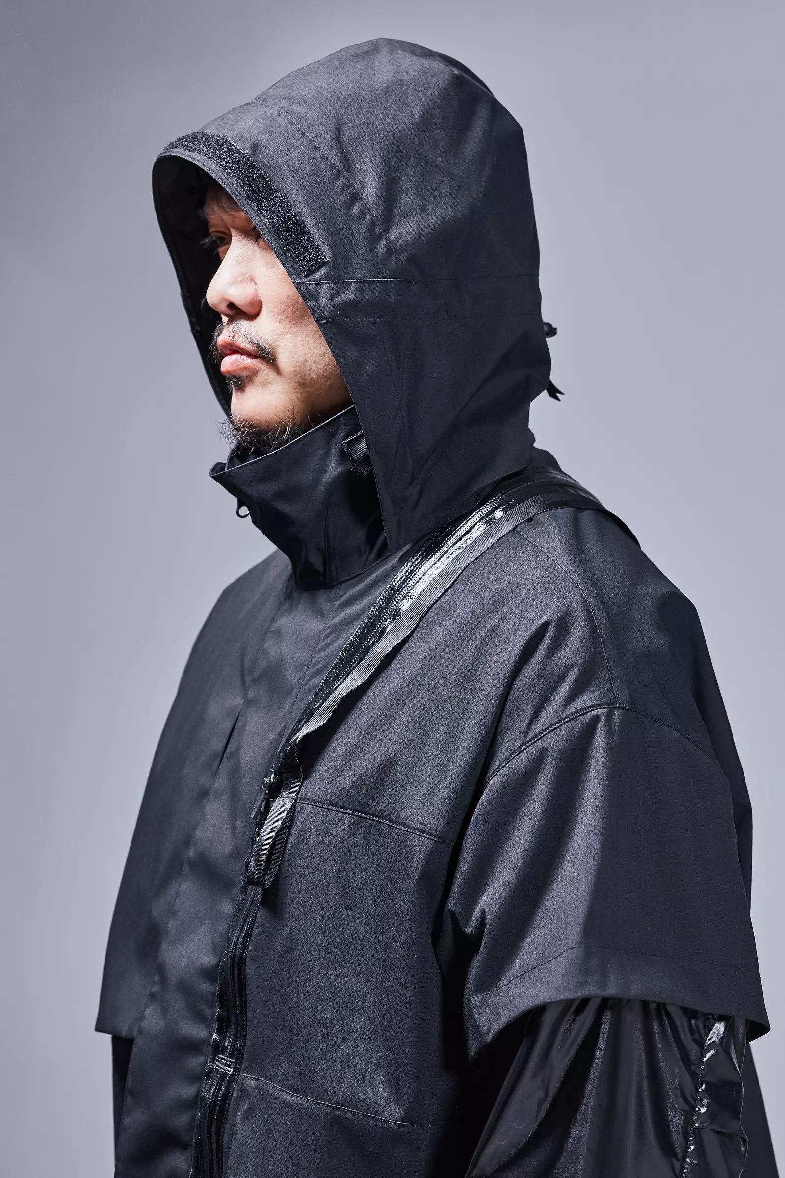 J115K-E Encapsulated Nylon Interops Jacket Black - 20