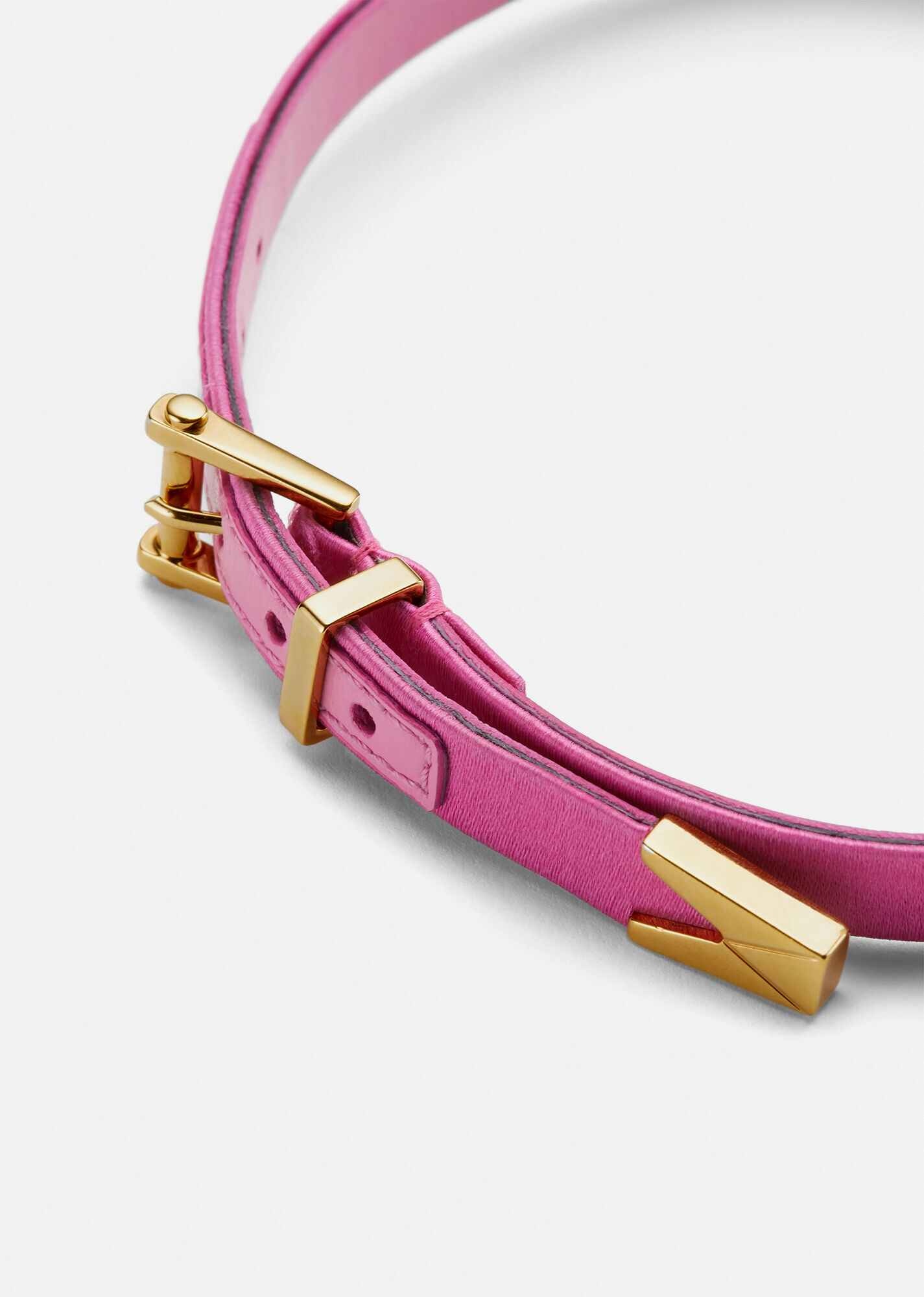 Satin Crystal Heart Choker - 2