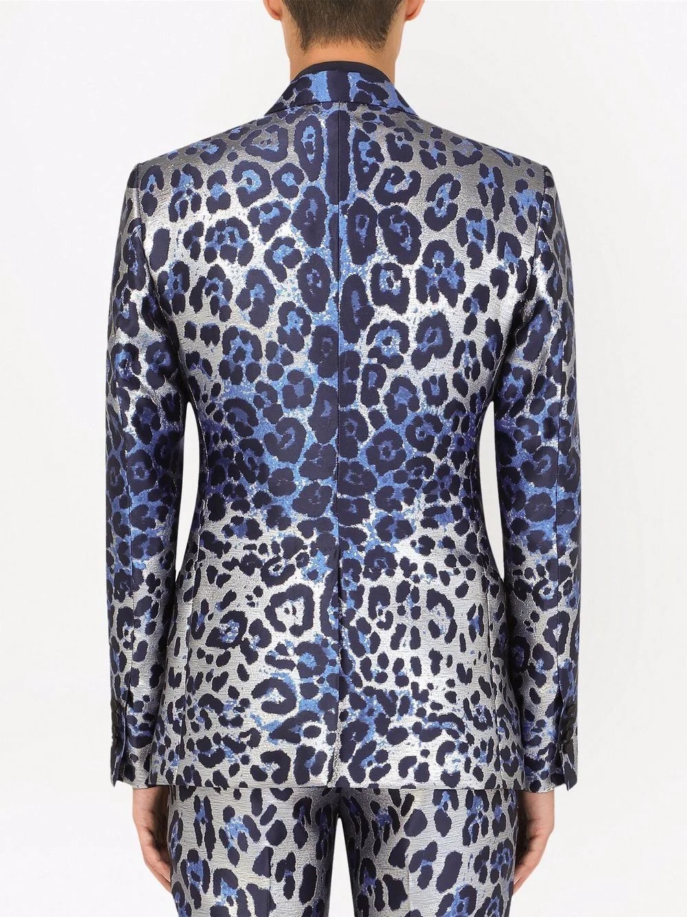 leopard-print three-piece suit - 4