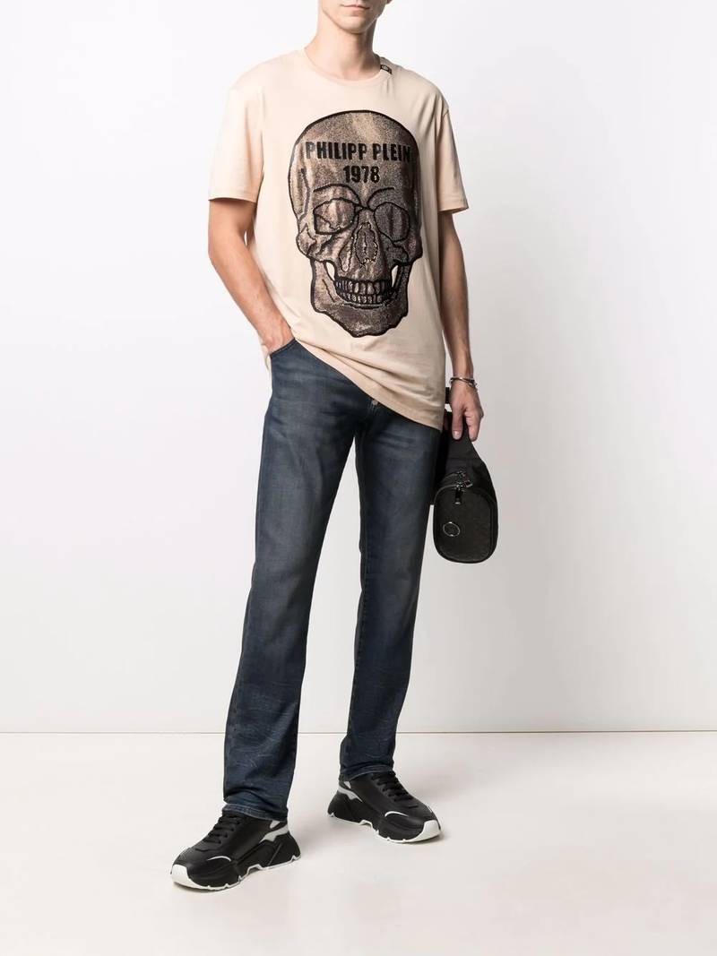 PHILIPP PLEIN slim-cut jogging jeans outlook