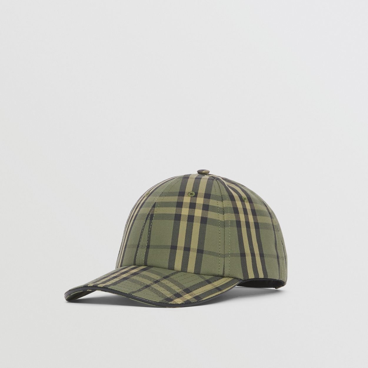 Check Cotton Canvas Baseball Cap - 6