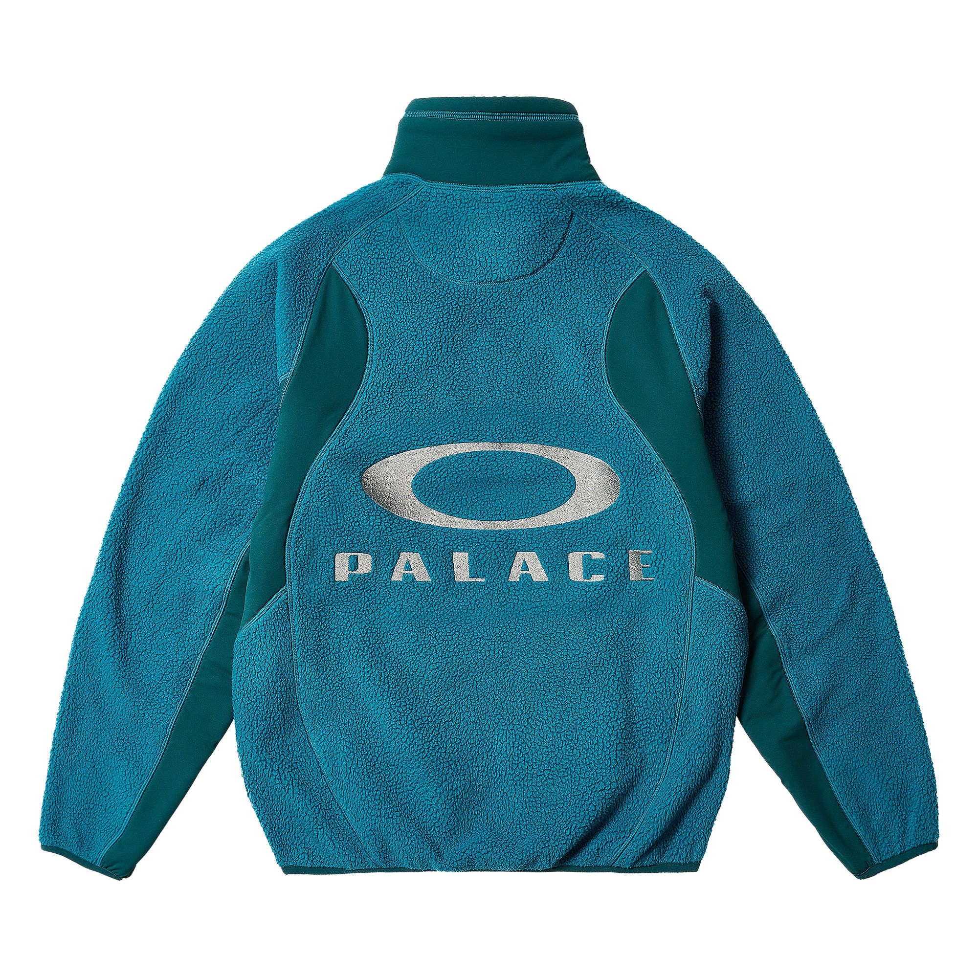 Palace x Oakley Fleece 'Petrol' - 2