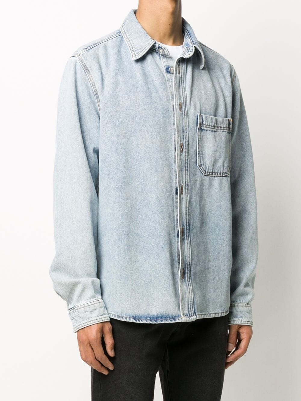 Stencil Arrows denim shirt - 3