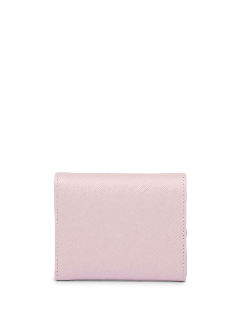 triangle-logo Saffiano leather wallet - 2