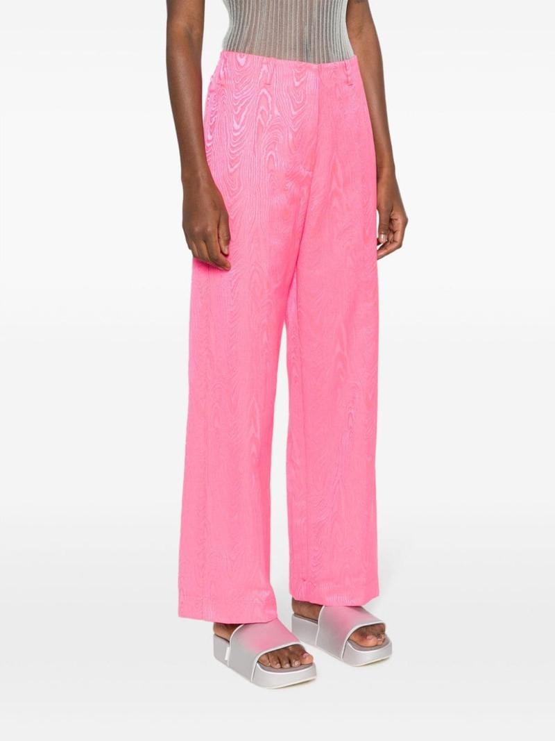 patterned-jacquard straight-leg jeans 3